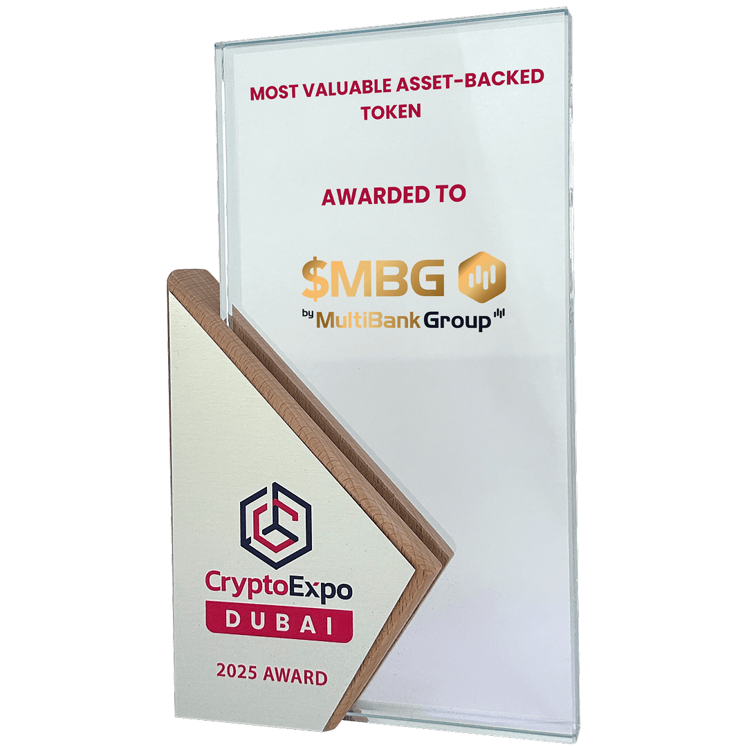 Award Most Valuable Asset Mbg Token Crypto Expo Dxb2025